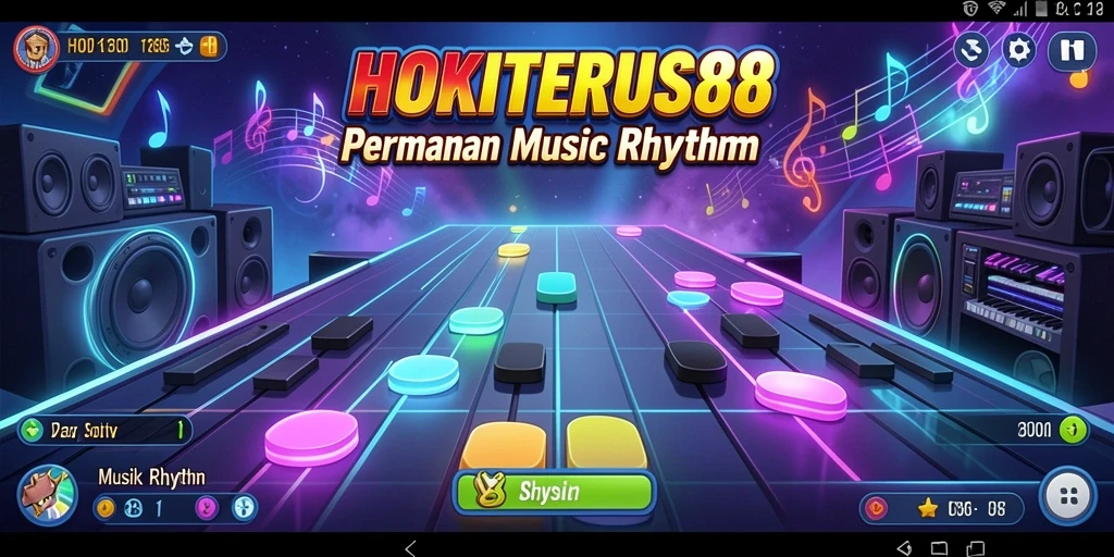 Tampilan antarmuka <strong>HOKITERUS88</strong> yang penuh warna dan dinamis.