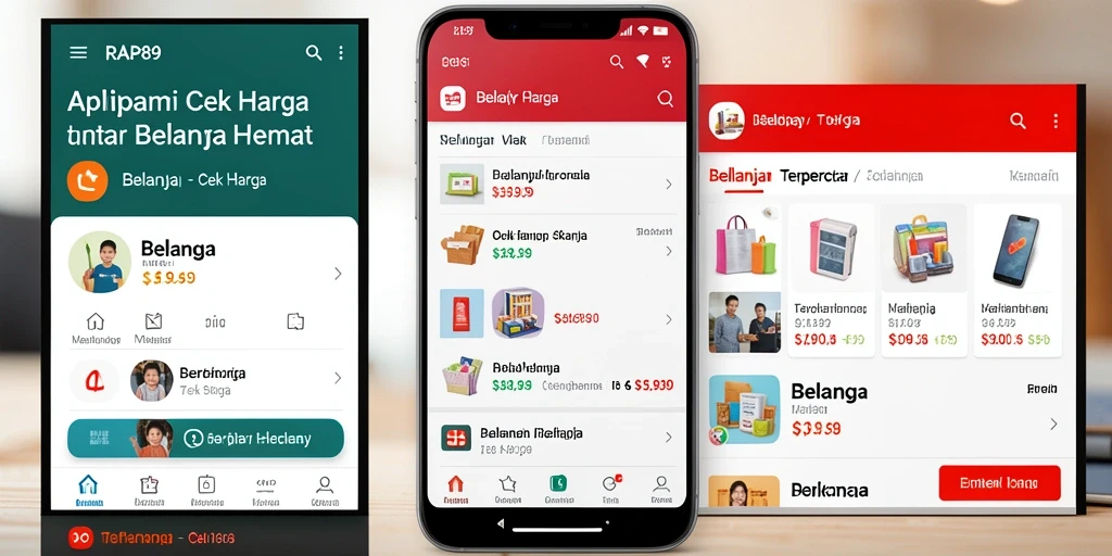 Tampilan antarmuka utama RAP89 untuk cek harga dengan mudah.
